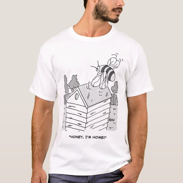 T-shirt Honey Bee revient à sa ruche (Devant)