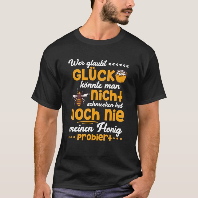 T-shirt Honey Bees Beekeeper Beehive Honeycomb (Devant)