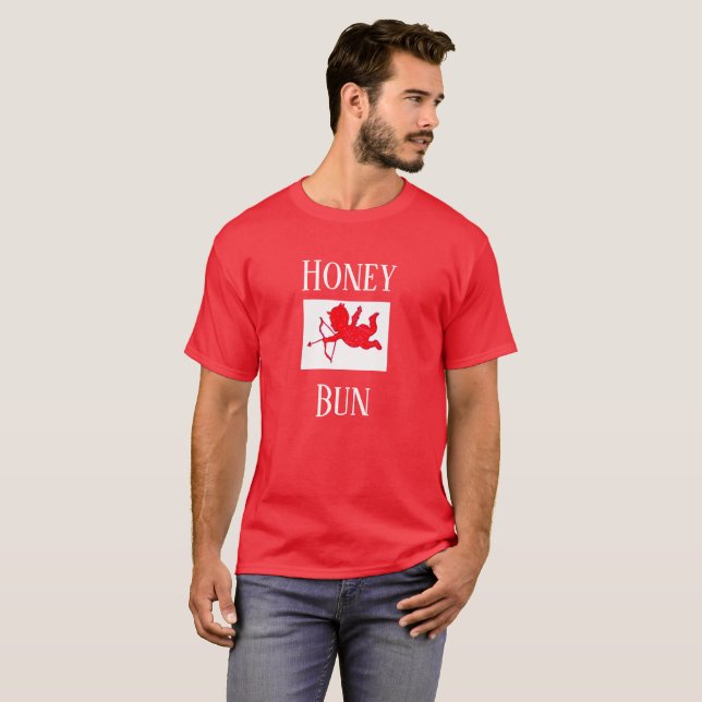 T-shirt Honey Bun Valentine's Day Cadeau de vacances pour  (Devant entier)