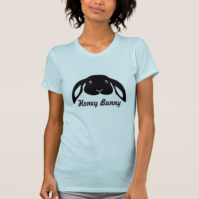 T-shirt honey bunny rabbit hare (Devant)