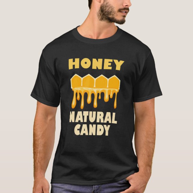 T-shirt Honey Nature Ironique Dire De Belles Abeilles Faun (Devant)