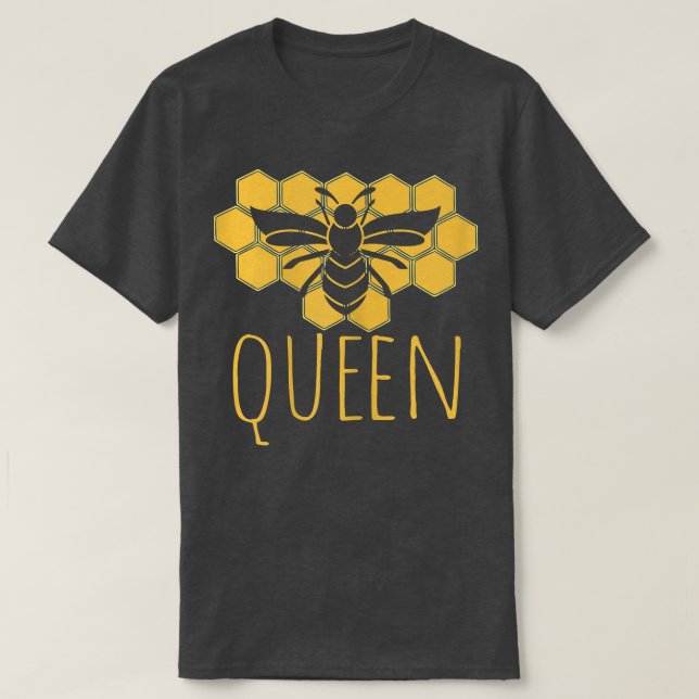 T-shirt Honeybee mignonne Bee Lover Queen (Design devant)