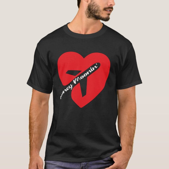 T-shirt Honeymoonin Matching  For Couples Vacation Honeymo (Devant)