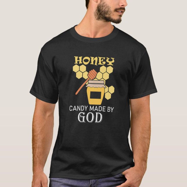 T-shirt Honeypeb Bonbons Nature Faune Abeilles (Devant)