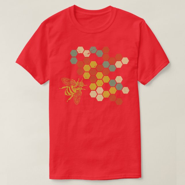 T-shirt Honeypeb Honey Bee Hobby Beekeeper (Design devant)