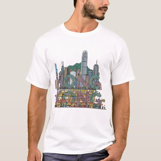 T-shirt hong kong (Devant)