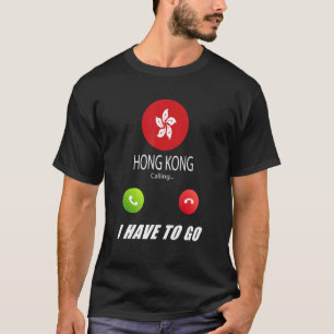 T-shirt Hong Kong Drapeau Souvenir Hong Kong Appelle Est C