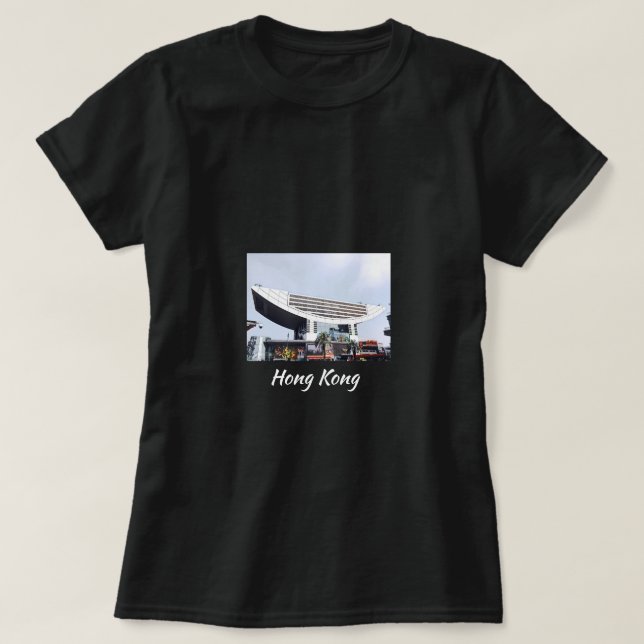 T-shirt Hong Kong Le pic voyage (Design devant)