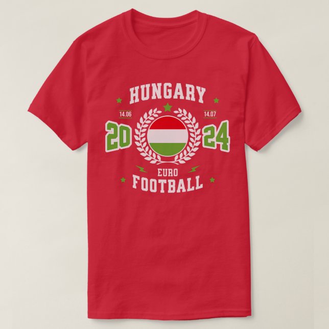 T-shirt Hongrie 2024 Supporter (Design devant)