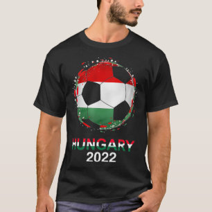 T-shirt Hongrie Drapeau 2022 Supporter l'équipe hongroise 