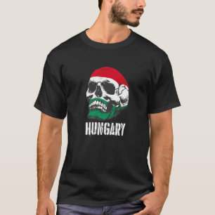 T-shirt Hongrie Drapeau Crâne Hongrois Fierté patriotique