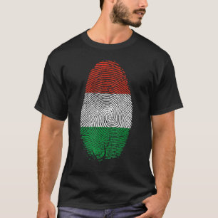 T-shirt Hongrie Drapeau Empreinte Il Est Dans Mon Adn Pour