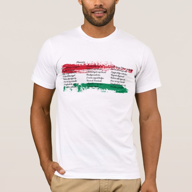 T-shirt Hongrie - Himnusz (Devant)