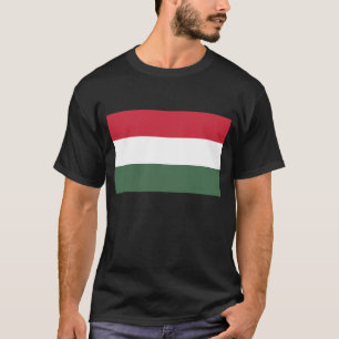 T-shirt Hongrie, Hongrie Drapeau, Drapeau de Hongrie.