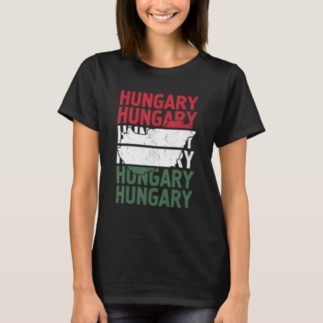 T-shirt Hongrie Magyarország Budapest Hongrie 3 (Devant)