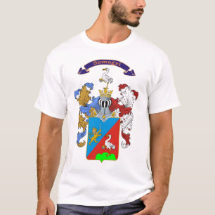 T-shirt hongrois de crête de famille de Somogyi