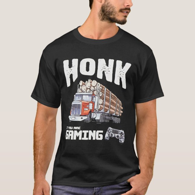 T-shirt HONK SI VOUS JOUEZ, Froid (Devant)