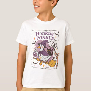 T-shirt Honkus Ponkus Goose Halloween Witch Goose Silly Go