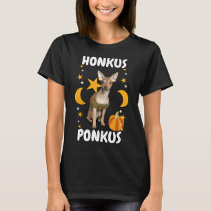 T-shirt Honkus Ponkus Old English Russel Chihuahua Chien M