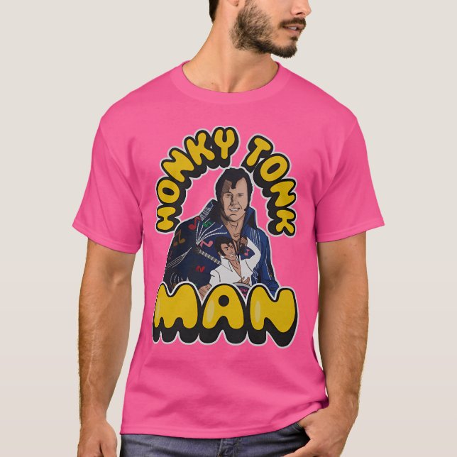 T-shirt Honky Tonk Man Comic (Devant)