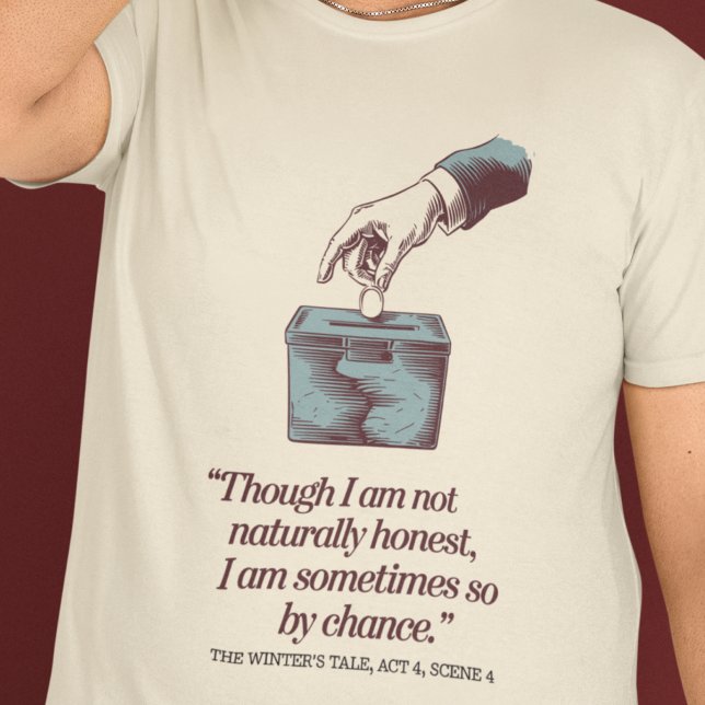 T-shirt Honnête par hasard : Elegant Retro (Créateur téléchargé)