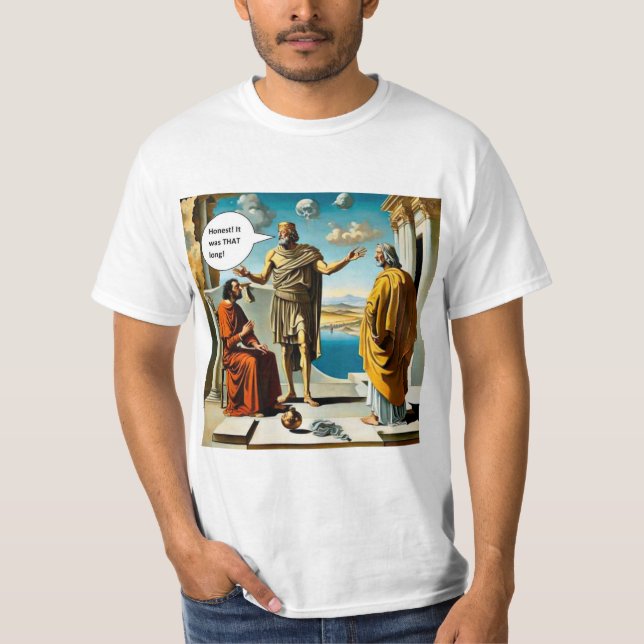 T-shirt Honnêtement, c'était aussi long (Devant)