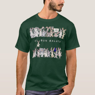 T-shirt Honneur drôle de 21 de petit pain de salut lapins