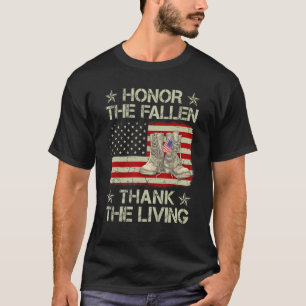 T-shirt Honneur Les Chute Merci Vivants Jour Des Vétérans 