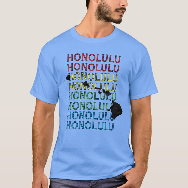 T-shirt Honolulu  (Devant)