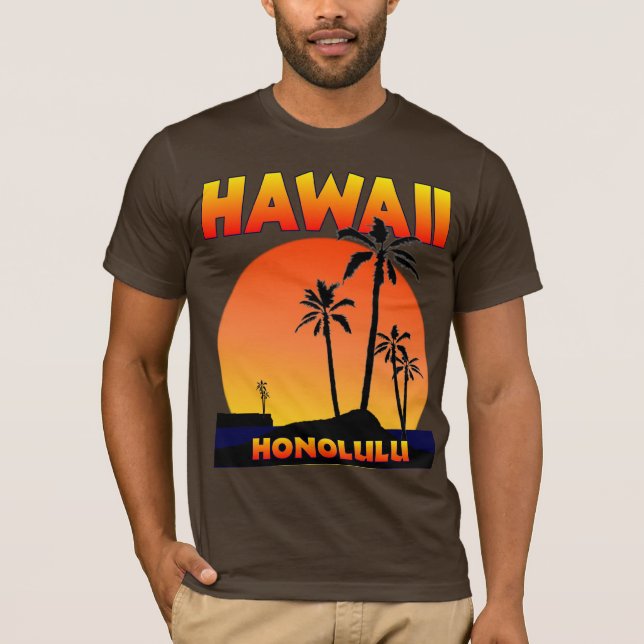 T-shirt Honolulu Hawaï (Devant)