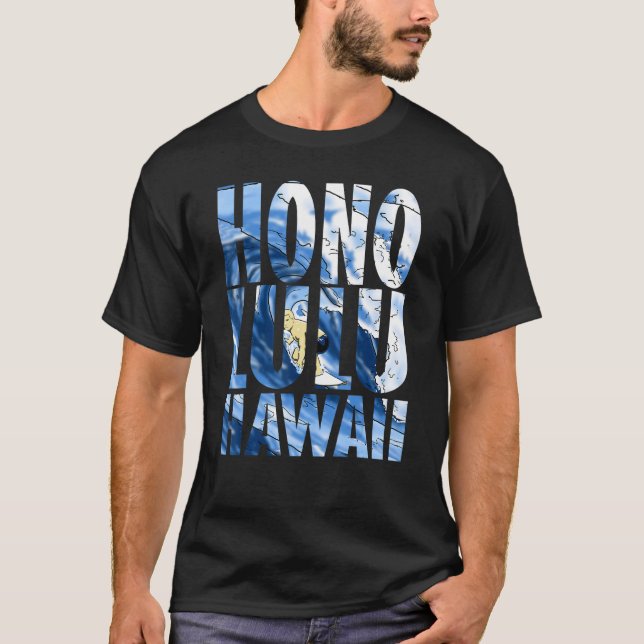 T-shirt Honolulu Hawaii Hawaii Surf Hawaii îles Surf de su (Devant)