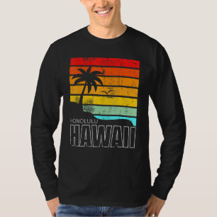T-shirt Honolulu Hawaiian Sumer Vacation Aloha HI Beach Re