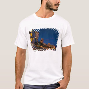 T-shirt Honolulu, Oahu, Hawaii. Exposition nocturne
