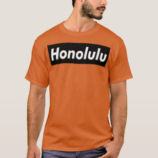 T-shirt Honolulu Viande Brown