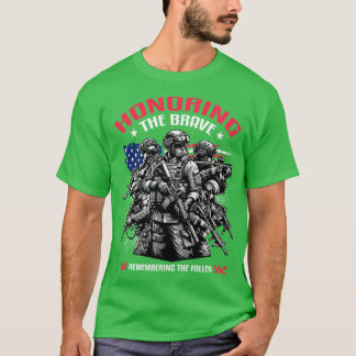 T-shirt Honorer le courageux souvenir des victimes