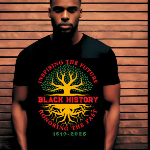 T-shirt Honorer le Mois de l'histoire des Noirs inspirant
