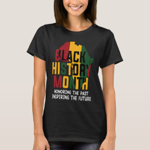T-shirt Honorer Le Passé Inspirant Le Futur Histo Noir