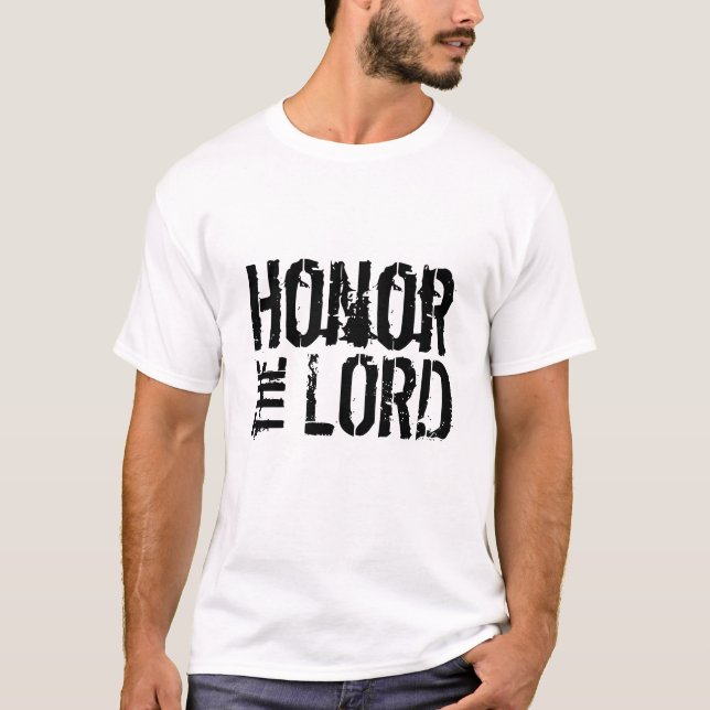 T-shirt Honorer le Seigneur (Devant)
