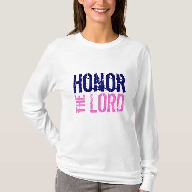 T-shirt Honorer le Seigneur (Devant)