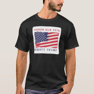 T-shirt Honorer nos amis, pas la chemise Trump