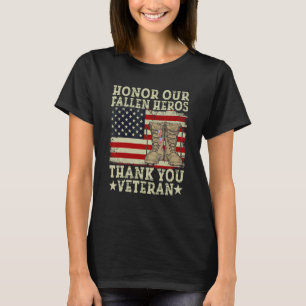 T-shirt Honorer notre Merci de Héros tombés