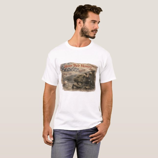 T-SHIRT HONOREZ LEUR MÉMOIRE (Devant entier)