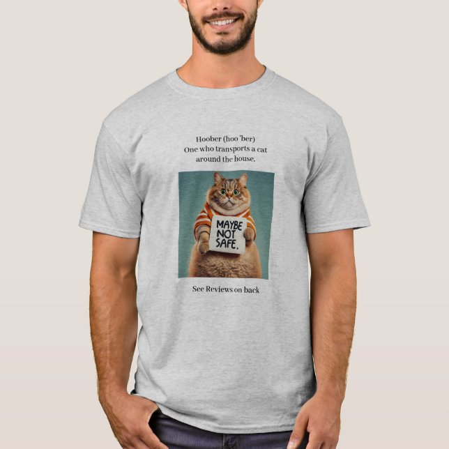 T-shirt Hoober Transport humain pour chats (Devant)