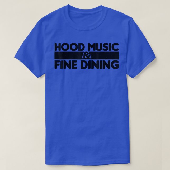 T-shirt Hood Music And Fine Dining 1111 (Design devant)