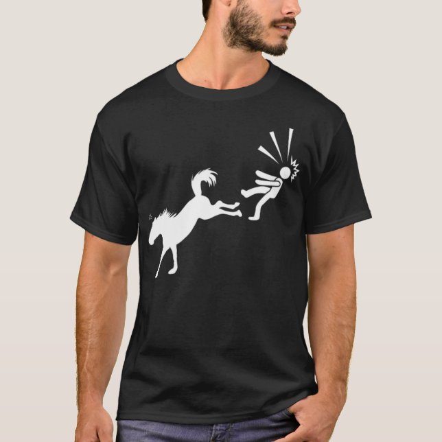 T-shirt Hoofbeat Horse mustang (Devant)