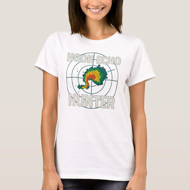 T-shirt Hook Echo Hunter | Tempête Chaser Radar Météo (Devant)