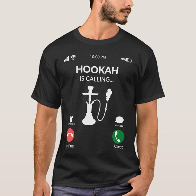 T-shirt Hookah Appelle Chihsa Hookah Idea (Devant)