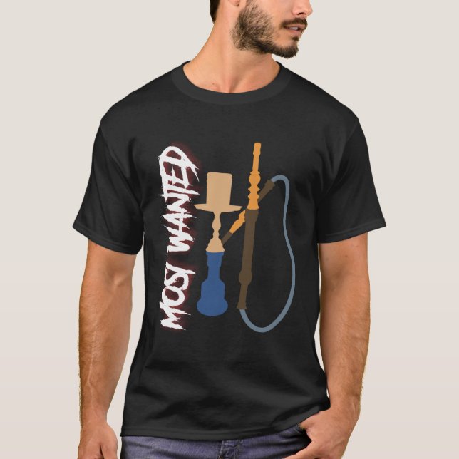 T-shirt Hookah Idée La Chisha La Plus Recherchée Pour Les  (Devant)
