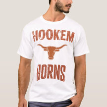 Hook'em Horns - Texas Bull Head with Longhorn