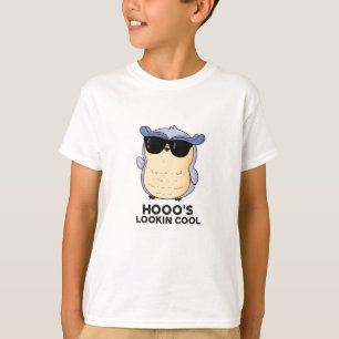 T-shirt Hooo's Lookin Cool Funny Owl Pun
